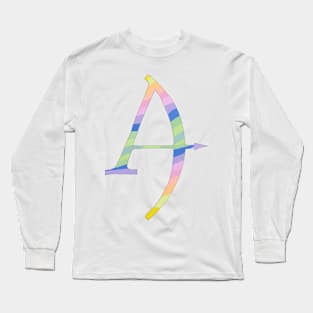 Letter A Long Sleeve T-Shirt